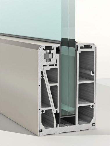 Custom Frameless Aluminum U-Channel Glass Railing for Balconies & Stairs, Factory Direct Price