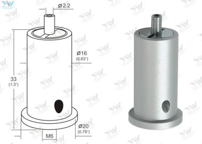 Material de bronze dos prendedores ajustáveis de LockCable do aperto chapeado no cetim