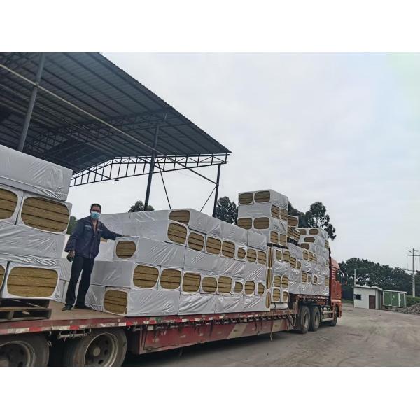 Thermal Insulation Rock Wool Panel 1200x600mm 40-200kg/m3 Density