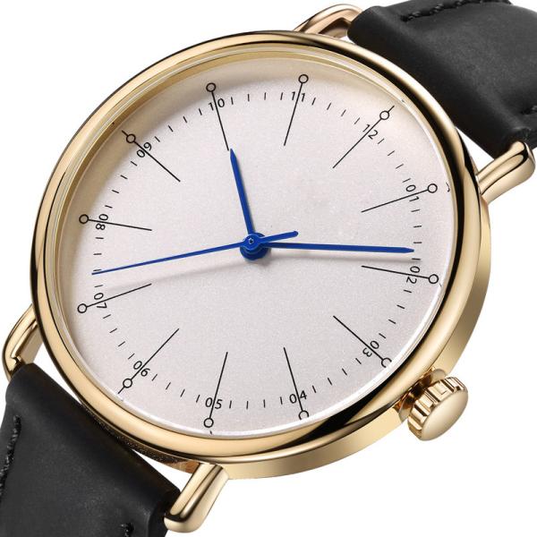 Дозор 3ATM хронографа минималистских людей периметра 245mm кожаный сделать водостойким