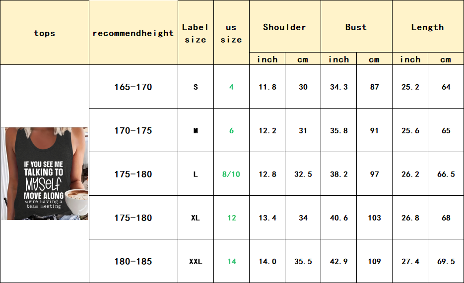 100% Cotton Women Tank Tops Letter Printing Casual Round Neck Sleeveless Vest