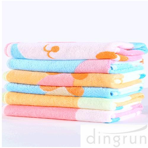 Supper soft Customized 100% Cotton Face Towel  AZO Free Dryfast