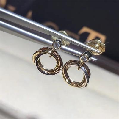 C love series diamond earring 18k gold  white gold yellow gold rose gold bracelet  Jewelry factory in Shenzhen, China