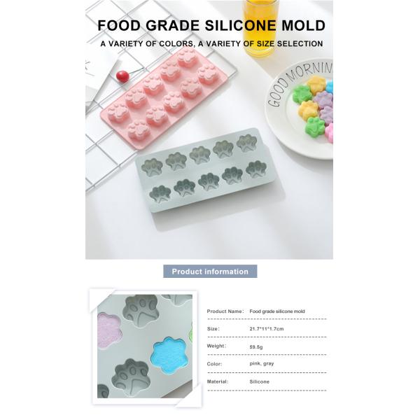 Bandejas del cubo de hielo del silicón del FDA