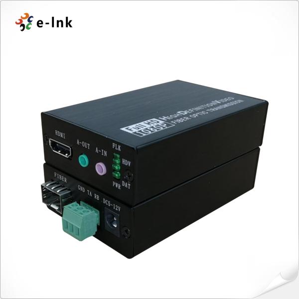 HDMIファイバーエクステンダー HDCP 14RS232 シグナル&高解像度のビデオのための二方向音声