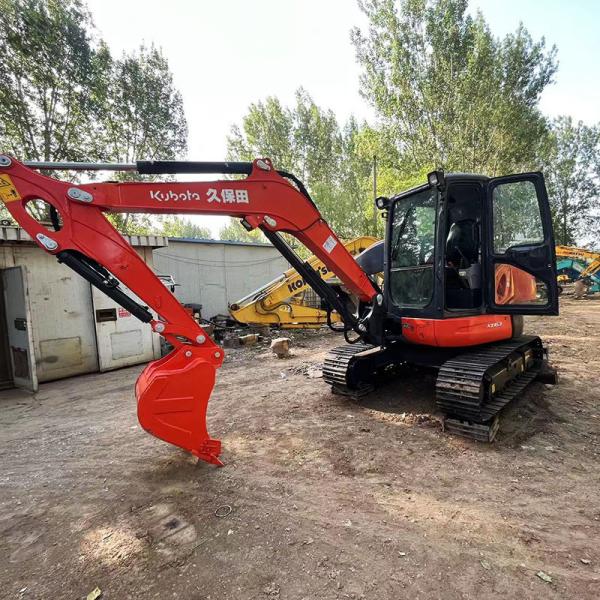 Second Hand Kubota Excavators 5 Tonnage Weight 35.5KW Used Kubota KX163 Excavator