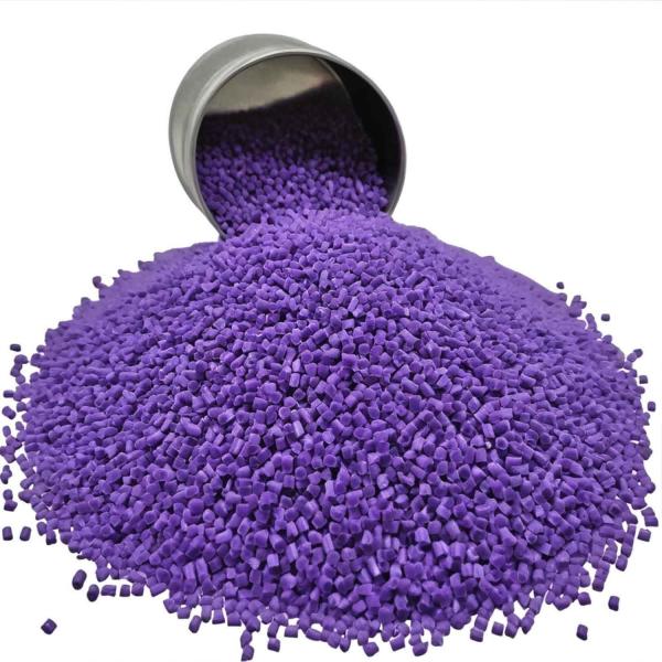 Purple Colour Dispersion EVA Masterbatch Foaming Products Custom