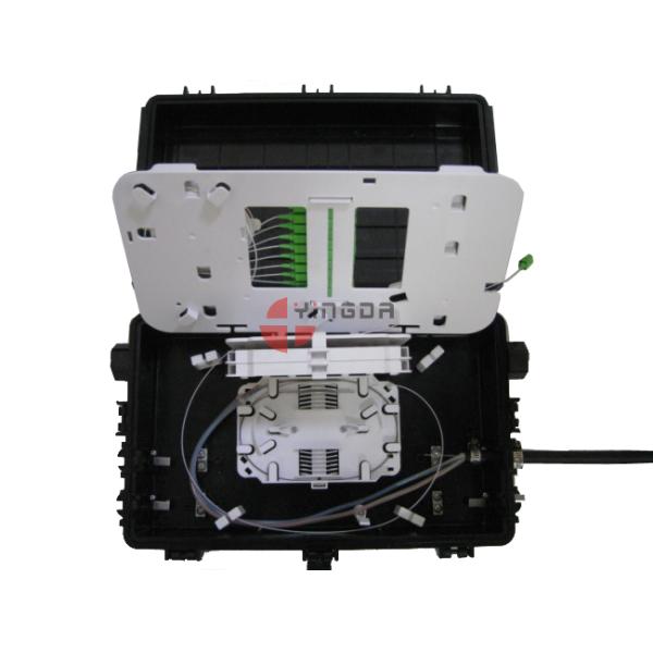 3 In 3 Out Inline Fiber Cable Joint Box 2 x 16 With SC / APC Connectors