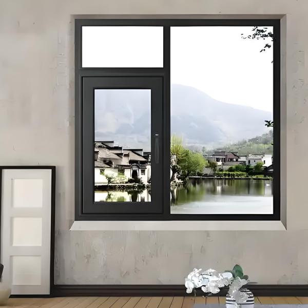 Pression de vent 2,5kpa Rideau en verre unifié enveloppé en aluminium