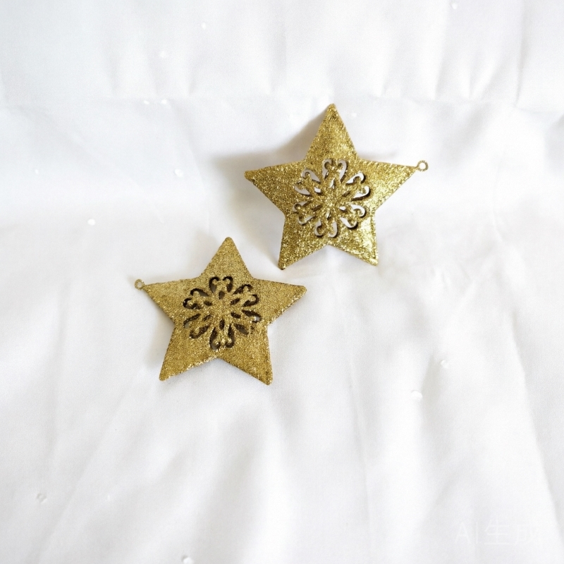 Indoor Metal Christmas Ornaments Customized Black Vintage Style Lightweight