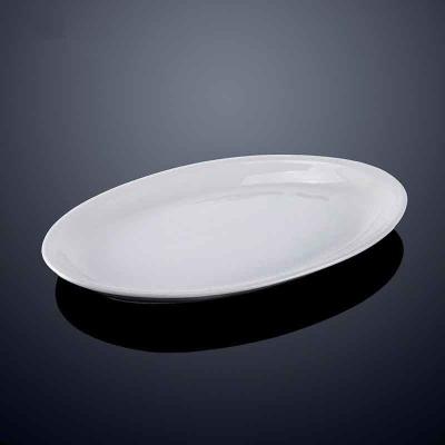 Oval Shaped Fish Serving Plate Polished Fish Serving Platter Ceramic