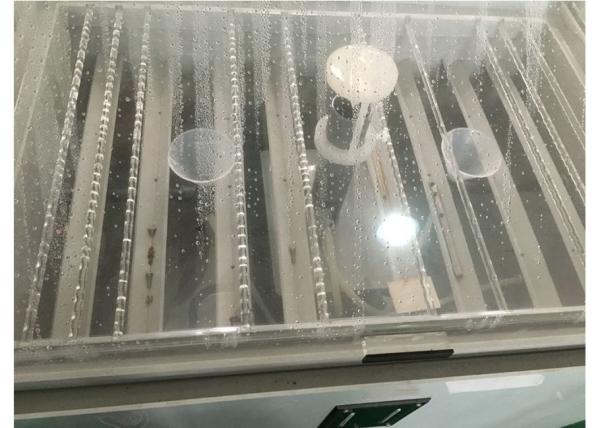O ácido acético industrial aplicado de resistência de corrosão da câmara do teste de pulverizador de sal da precisão, salga o equipamento de teste do pulverizador, o sal MI