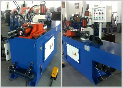 Hydraulic Pipe End Forming Machine , PLC Control Single Head Tube Forming Machine