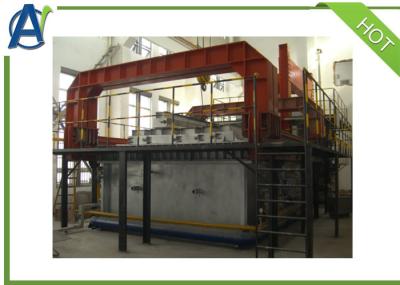 Equipamento horizontal da fornalha do teste da resistência de fogo por EN1363-1 e por ISO 834