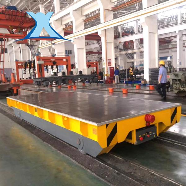 Heat Resistant Steel Coil Transfer Trolley Battery Powered Flexible Work