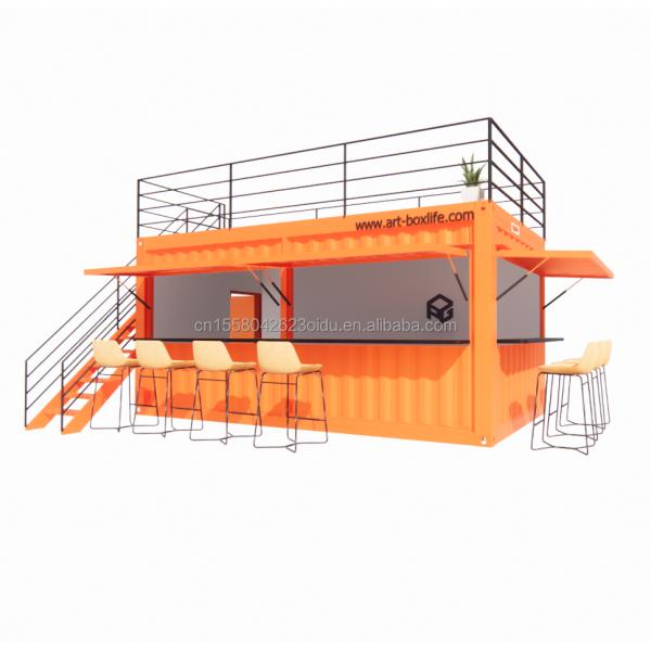 Affordable 20ft or 40ft Shipping Container Prefabricated Shops Stores with Aluminum Alloy Windows