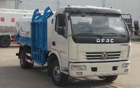 Dongfeng chassis Overseas third-party support available After-sales Service Provided hydrulic hooklift garbage truck
