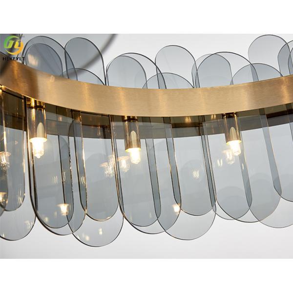 Home Hotel Copper Glass Pendant Light G9 Postmode Luxury