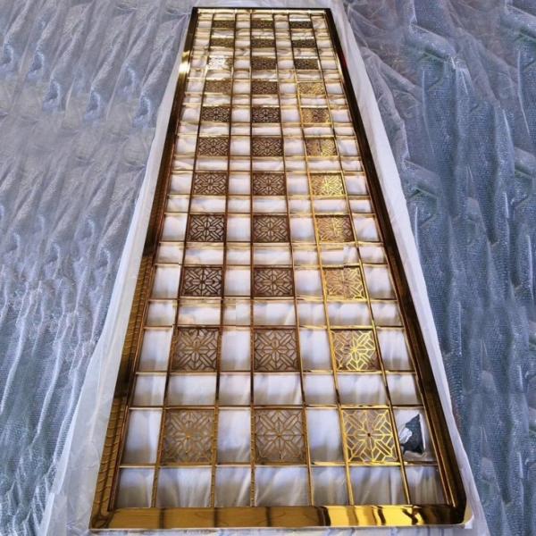 Передвижной лазер отрезал домашнюю декоративную панель гриля выставки рассекателей комнаты