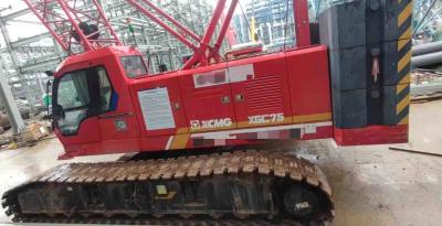 75 Ton Used Crawler Crane XCMG XGC75 Model 199 kw Rated Power