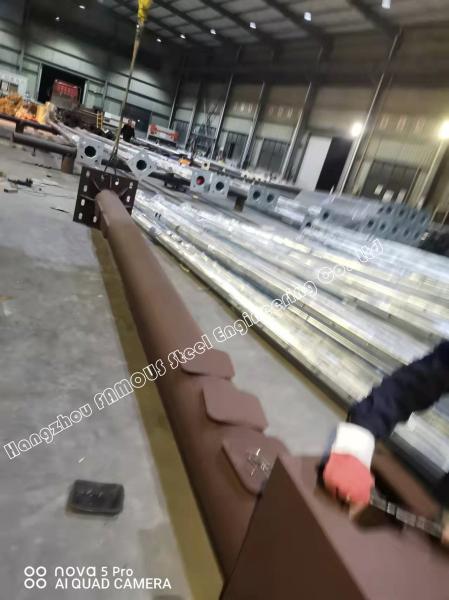 Cargo de sinal exterior do metal da galvanização do mergulho Q235 quente