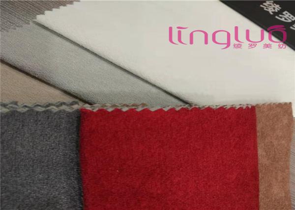 Flower Dot Flannel Imitation Linen Fabric High Nobler Skin Friendly