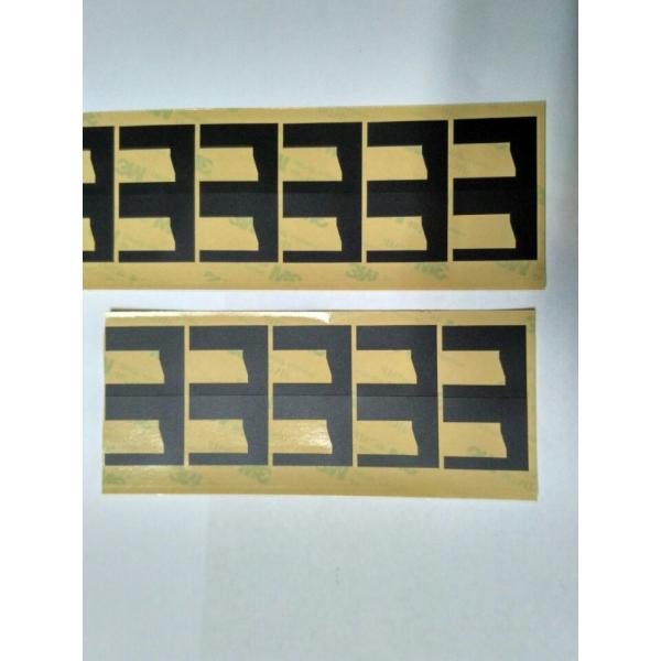 High Cleanliness Die Cut Products Black PET Film For LED Bottom Protection