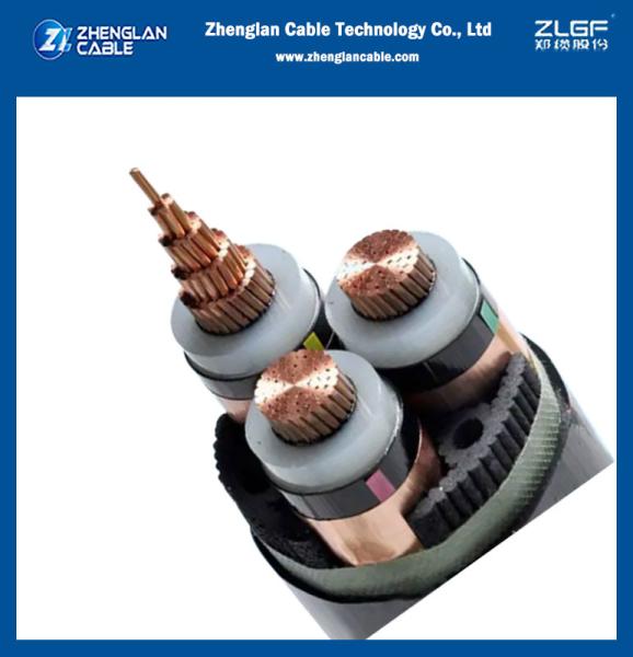 Copper Core Copper Tape Screened 3core Cable 3x70sqmm 6.35/11kv XLPE Insulated
