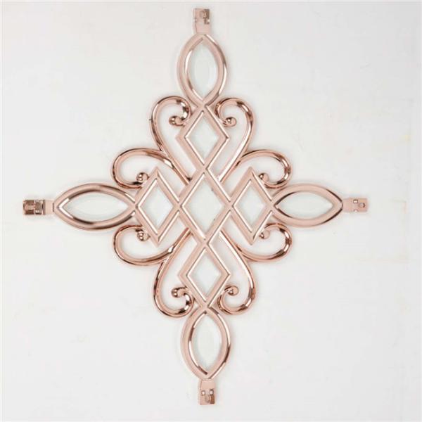 Elegant Georgian Bar Flowers in Rose Gold for Home Beauty Insulated Glasses Units