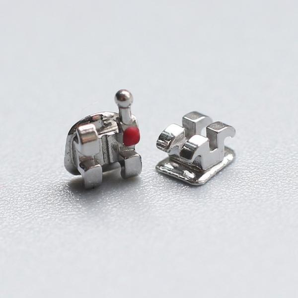 Precision Metal Orthodontic Bracket Self Adjusting Braces For Edgewise Tooth Movement Control