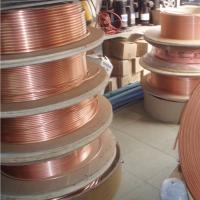 Espessuras sem emenda lustrada do GTS da tubulação 19 a 24 do cobre da bobina da panqueca TU2 Cu99.99%