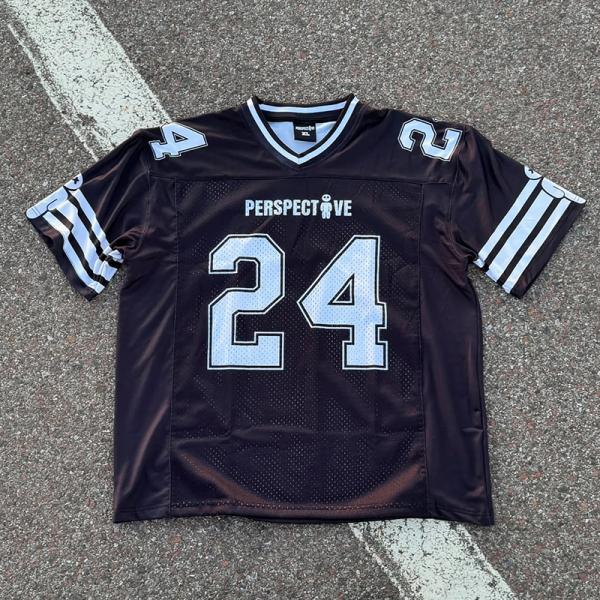 Fabricantes de prendas de vestir a medida Pantalla impresa con malla de deporte Usar camisetas cortadas Camisetas de fútbol Camisetas de béisbol para hombres