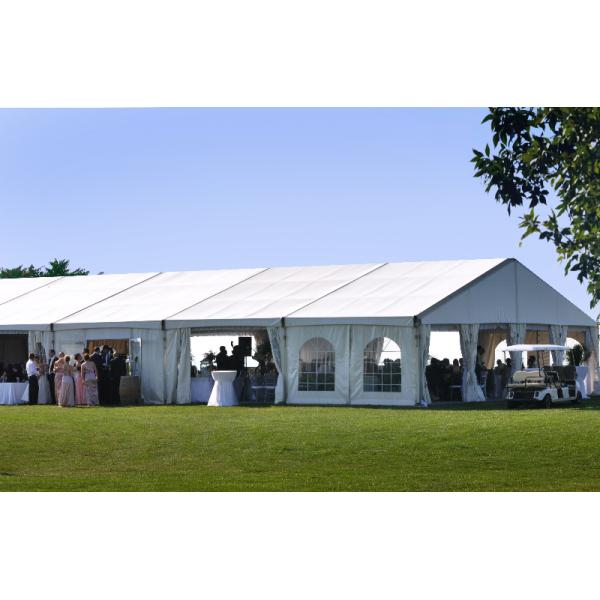 Wedding Tent with White PVC Cover Aluminum Frame and Luxury Decoration for Sale