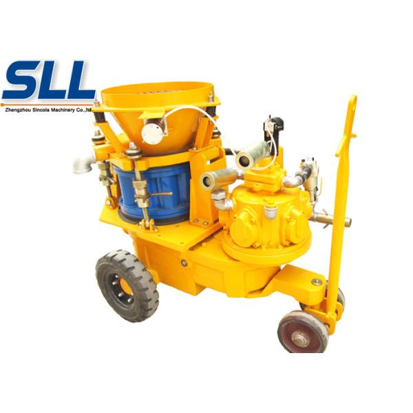 Mix Refractory Concrete Shotcrete Machine 200m Convery Distance Slope Reinforcement