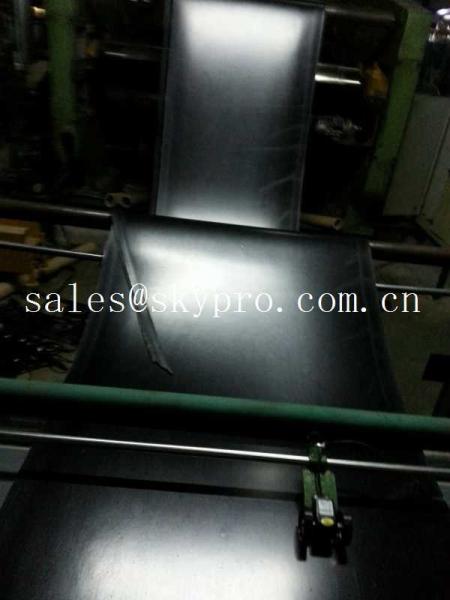 Black Self Adhesive Commercial Rubber Mats 1mm-50mm Thickness , 1m-2m Width