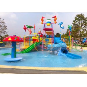 Ocean Theme Water Amusement Park Equipment Outdoor Fiberglass Water Playground