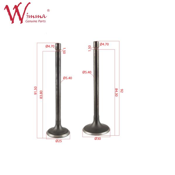 Впускные и выпускные клапаны мотоцикла, главный выпускный клапан двигателя, высокопроизводительный CG150