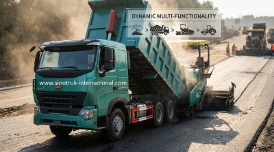 ZZ3257M3847N1 Howo Tipper Truck Sinotruk Engine Fuel Consumption 8×4 Drive Type