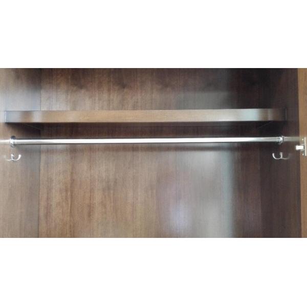 Custom Bedroom Furniture Wardrobes With Drawers And Shelves , Cherry Color