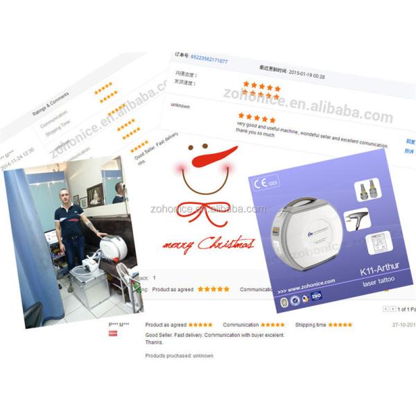 532 нм чемоданка лазерная машина для удаления татуировки Q переключена Nd Yag