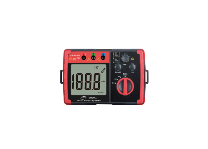 Не контактируйте тестер GT5206A LCD 300V цифров Rcd Elcb