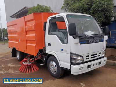 N Series 130hp 7cbm ISUZU Road Sweeper Truck Road Washing Truck 70000L