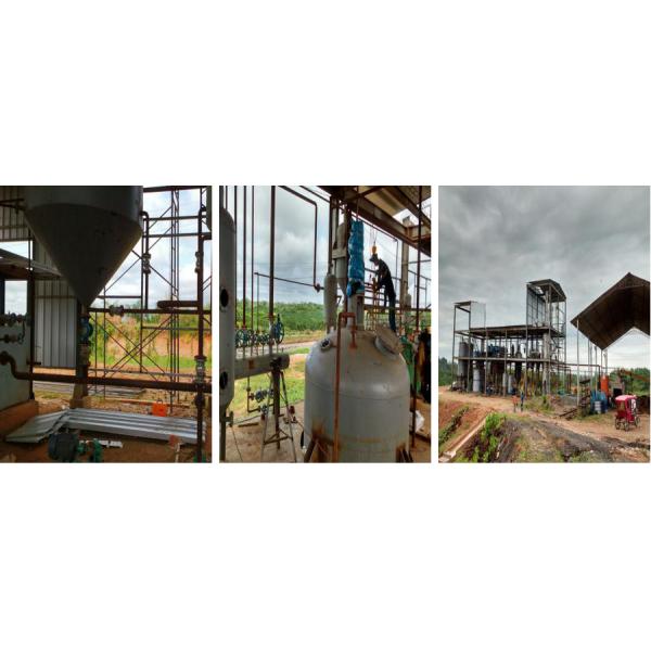Field Maintenance and Repair Service Small Rapeseed Waste Oil Refining Plant with Babassu Palm Kernel Oil Fractionation
