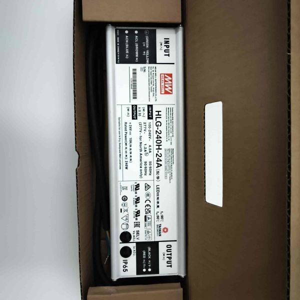 240W 24V Constant Current LED Power Supply IP65 Waterproof for High Bay and Outdoor Lighting