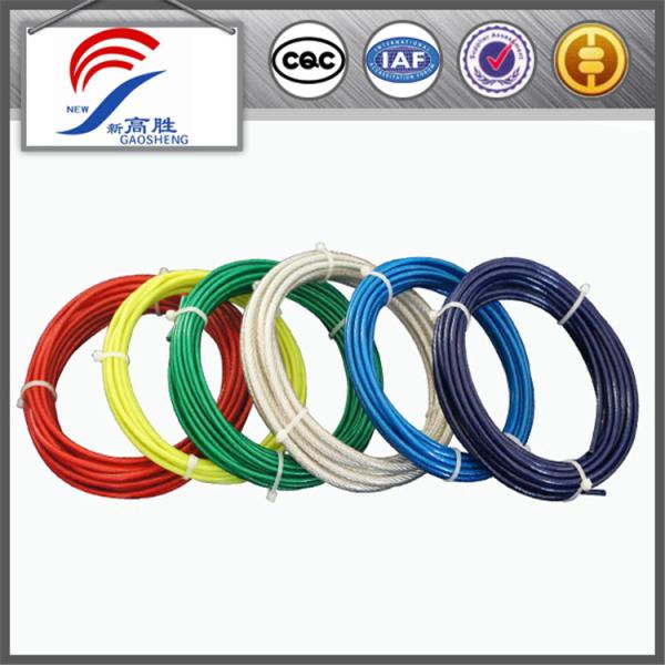 3.2mm 7X7 Cinturón de acero galvanizado revestido de plástico Vinyl revestido para líneas de ropa