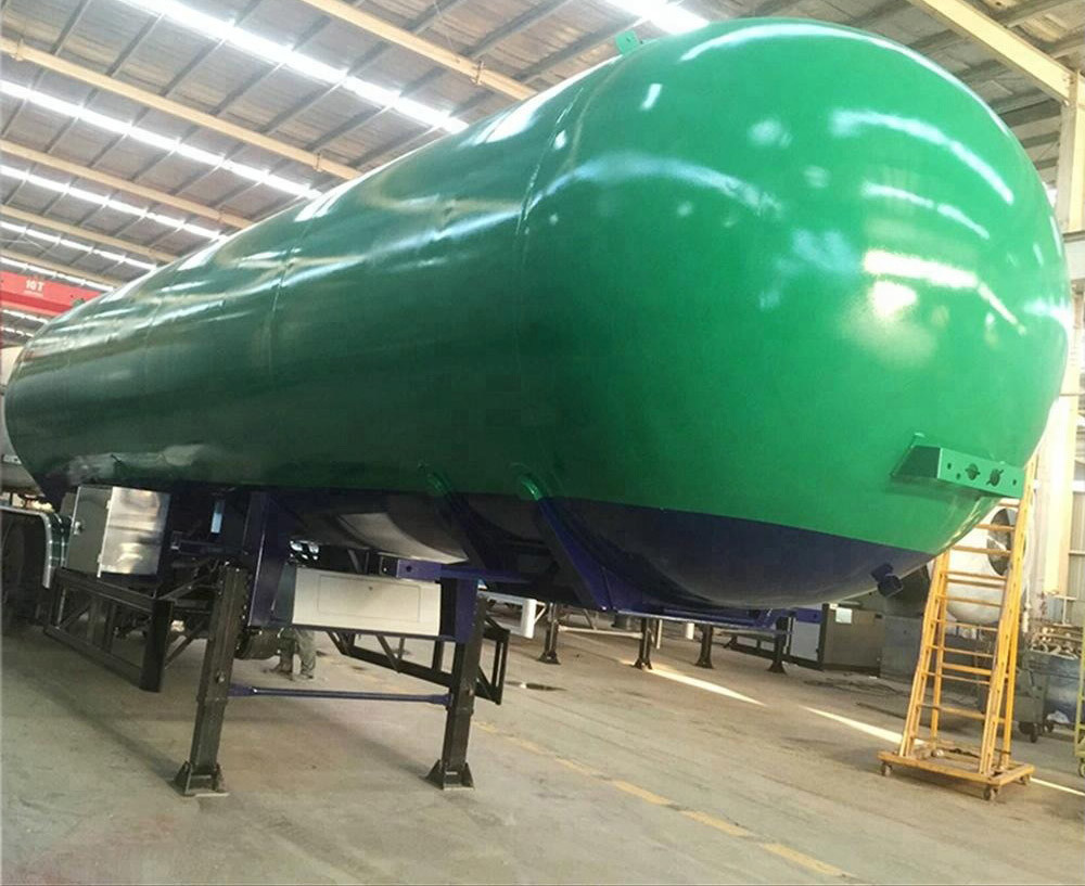 Прицеп-цистерна для сжиженного нефтяного газа BPW Axle Q370R из углеродистой стали