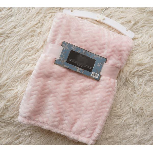 Small Jacquard Style Flannel Blanket For Baby , Children Kids Throw Blanket