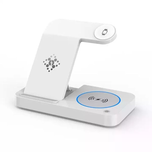 15W Fast Wireless Charging 3 1 For Stand Charger Station Holder Mobile Phone Watch Cell Phone Fold Thin Charger
