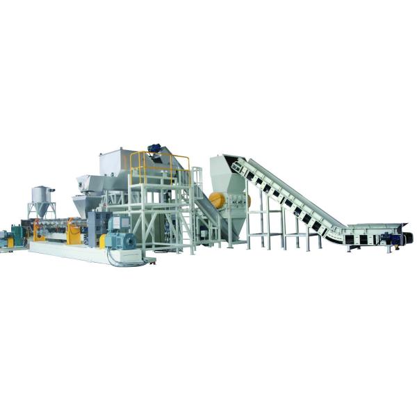 ABB Transducer Granulator Machine For Plastic , ISO Plastic Granules Machine