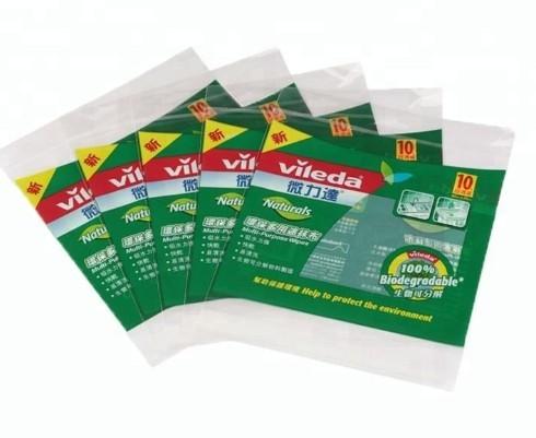 High Quality Custom Printed Clear Opp Flat Plastic Bag with Header and hanger hole